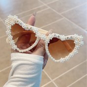 Resim Olacak Gelin Kedi Gözü Gözlükleri İnci ve Çiçek Süslemeleri ile - Düğün Etkinlikleri, Karnaval/Mardi Gras/Maske Toplantıları için Mükemmel 