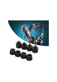 Resim Padalink Mikrofon Stantı Adaptörü, Aluminyum Alaşımlı, 5/8-3/8-1/4 Cinsiyet Dönüştürücü, Kamera, Mikrofon, Tripod Uyumlu, Dayanıklı, Kolay Kurulum Aksesuarı 