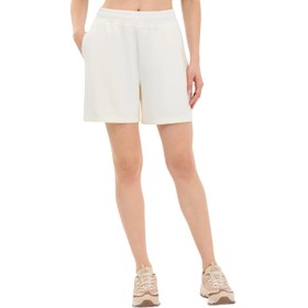 Resim Skechers Soft Touch Regular Sweatshort Kadın Beyaz Şort 