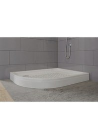 Resim Ubm 90 Cm Asimetrik Oval Duş Teknesi Sağ 