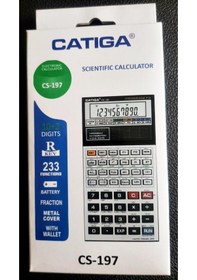 Resim Catıga Cs197 Programlanabilir Bilimsel Fonksiyonlu Mühendislik Hesap Makinası Siyah 