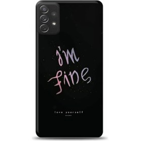 Resim Marselit Samsung Galaxy A32 Uyumlu Bts Im Fine Tasarımlı Telefon Kılıfı -BTS12 