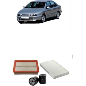 Resim Fiat Marea 1.6 16v Filtre Bakım Seti Hava Polen ve Yağ Filtresi N11.5636 