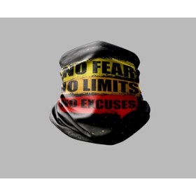 Resim Buffalo Yazı Tasarımlı Motorcu Buff Maske Outdoor Boyunluk Unisex Bandana 