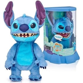 Resim Disney Real Fx Stitch 46 Cm Elektronik Kukla Mavi 