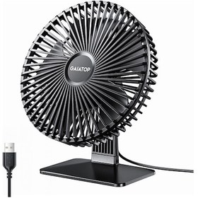 Resim 90 Ayarlı Ve Sessiz Usb Taşınabilir Masa Vantilatörü Siyah, 