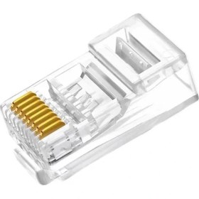 Resim Ars Cat6 U/utp Konnektör Ez Plug Yeni Nesil 100 Adet 