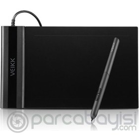 Resim Veikk S640 8192 Levels 5080LPI Grafik Tablet + Kalem 