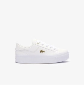 Resim Lacoste Ziane Platform Kadın Beyaz Sneaker 