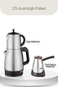 Resim Sinbo Inox Çaycı ve Elektrikli Türk Kahvesi Makinesi Seti 