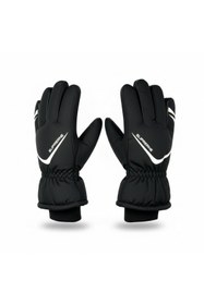 Resim Mustran L-XL Erkek Beden Geniş Kalıp Kayak & Motosiklet Eldiveni – Suya Dayanıklı, İçi Kürklü, Kışlık 