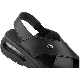 Resim Muya Nwanwa Anatomik Air Max Tabanlı Topuk Dikeni Kadın Sandalet Siyah 