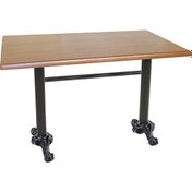 Resim Dockers Çipa Werzalit Masa 80X120 - Koyu Ahşap 