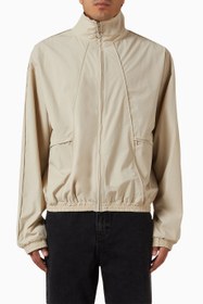 Resim Vitra Nylon Jacket Cropped Boxy Gri Erkek Spor Ceket - Gri / XL 