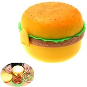 Resim ENEFENDİ Hamburger Tasarımlı Beslenme Kabı 