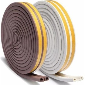 Resim Azm Hırdavat 2x5=10 mt Kapı Bantı ve Pencere Fitili Bandı Yapışkanlı Beyaz 