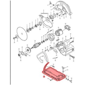 Resim Makita 5806B Alt Tabla Ürün Kodu 168296-0 