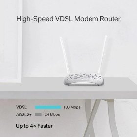 Resim Tp-Link TD-W9950 Vdsl/adsl MODEM/ROUTER,2ANTEN, 4port,fiber Uyumlu (3yıl Üretici Garantili) 
