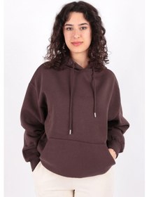 Resim Busem W0010224 Kadın Sweatshirt Kahve 