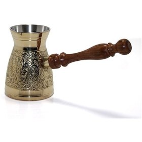 Resim Konyax Pirinç Cezve 4.75'' İnç Seri 2 