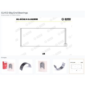 Resim Genel Markalar KOL YATAK 0.50 FARKLI MGN-CLIO-LGN K4M-K4J-K7M 01=> 01-4138/4 0.50MM 