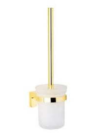 Resim Tema Premium Klozet Fırçası Altın Rengi 71018-1 