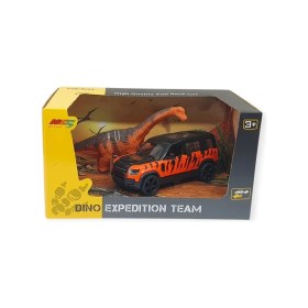 Resim Çek Bırak Araç ve Dinazor Oyun Seti - 6843-2D- Turuncu (Lisinya) 