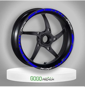 Resim Reflektör Mavi Iı Honda Pcx Uyumlu 1 Set Jant Şeridi 