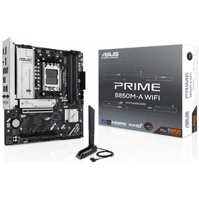 Resim Asus Prime B850m-a Wifi Ddr5 8000mhz Oc M.2 Hdmı/dp Pcıe 5.0 Am5 Matx Anakart 