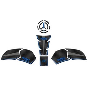 Resim Rks Srk 125 R 2023 - 2025 Uyumlu Tank Pad Set 002 Siyah 