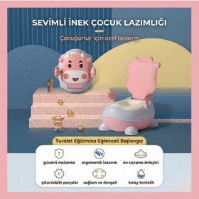 Resim Tuvalet Eğitici Lazımlık - Pembe 