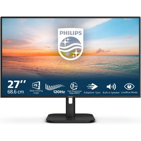 Resim Ontech - 27 Phılıps 27E1N1200A/01 IPS 1ms 120MHZ 1xvga 1xhdmı 1xdp Fhd 1920X1080 Hoparlör Flıcker-Free Vesa Siyah 