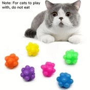 Resim TPR Şeker Renkli Esnek Kedi Oyuncak - Küçük, Dayanıklı Evcil Hayvan Oyuncağı, Pil Gerektirmez 