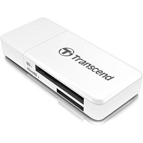 Resim Transcend TS-RDF5W SD Micro SD USB 3.1 Beyaz Kart Okuyucu 