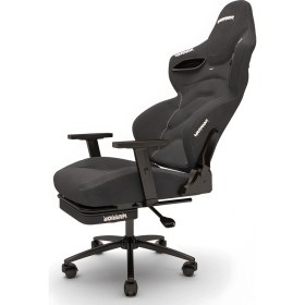 Resim Warrior Kratos Oyuncu Koltuğu - Antrasit Kumaş - Jet Black - Ayak Uzatmalı Profesyonel Bilgisayar Sandalyesi - 1574b1110 