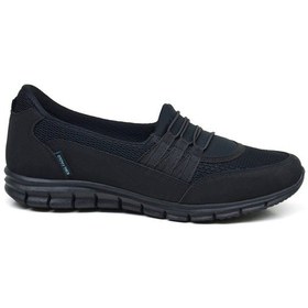 Resim King Paolo Z6104 Krakers Babet - Siyah - Kadın Ayakkabı-siyah Siyah 