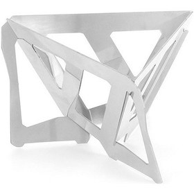 Resim Yuntech01 Stainless Steel Kahve Dökme Aleti - 0.8mm Kalınlık, 70g Hafif, Ve Outdoor Kullanım İçin Gümüş Renkli Dripper Gümüş 