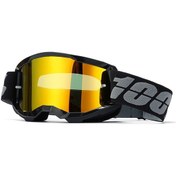 Resim Tangshopping Motosiklet Arazi Kum Önleyici Kask Gözlüğü Siyah Çerçeve-kırmızı Film 