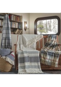 Resim Taç Butik Doğu Ekspresi Pamuklu Çift Kişilik Battaniye Gri 000000001500223741 Gri 