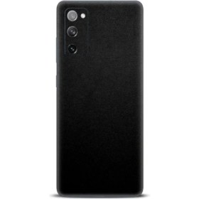 Resim Ecr Mobile Samsung S20 Fe Mat Siyah Arka Kaplama 