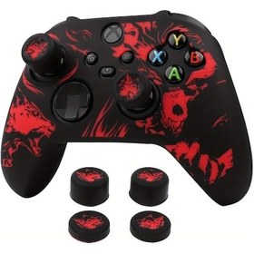 Resim Cloud011 Xbox Series S Ve X Kumanda Kılıfı Kırmızı Yumuşak Silikon Koruma Kapak 