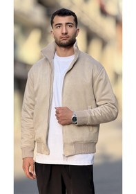Resim Rocqerx X-2021 Ribanalı İçi Kapitone Süet Mont Taş 