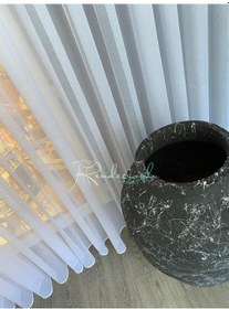 Resim Tül Perde Saba Desen D018281.809 Düz Dokuma Sade Tül Çok Renkli 