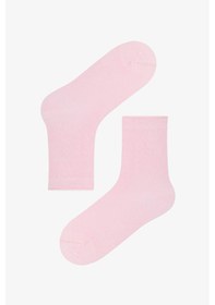 Resim Penti Kız Çocuk High Comfort Soket Çorap Pembe 