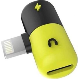 Resim 4343 Lightning Kulaklık Şarj Çevirici Dönüştürücü Çoklayıcı, 7-8 -11 Max Plus 