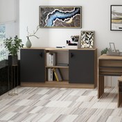 Resim Givayo Orion Ofis Konsol Dolap Çırağan Antrasit 
