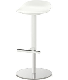 Resim Beyaz 76 Cm Bar Taburesi Janınge Mutfak Sandaleyesi Beyaz 
