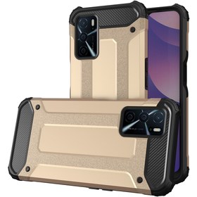 Resim Pilanix Oppo A16 Kılıf Çift Katmanlı Armour Case 