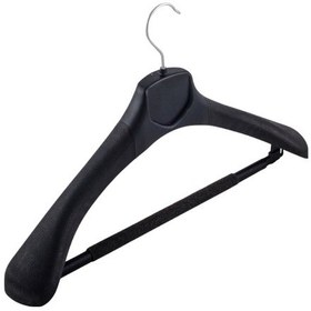 Resim Ceket Askısı 48 Cm Siyah Plastik Takım Elbise Kıyafet Askısı Ev Tipi 5 Adet Diğer 
