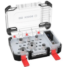 Resim Bosch Pro 8 Parça Yaylı İnox Ve Çelik Kesim Panç Seti 20-64 Mm 2608594473 